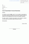 Carta Padrão de Resposta Negativa Proposta de Representação por estar Fora do Ramo de Atuação de Atividade- Modelo Simples