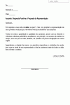 Carta Padrão de Resposta Positiva Proposta de Representação com Solicitação de Preços e Condições de Venda- Modelo Simples