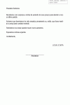 Termo Padrão de Reclamação Aumento de Valores- Modelo Simples