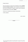 Carta Padrão Oferecendo Prestação de Serviços - Modelo Simples