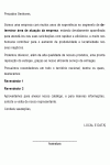 Carta Padrão Oferecendo Prestação de Serviços em Todo Território Nacional - Modelo Simples