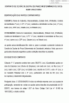 Modelo de Contrato de Cessão de Quotas de Prazo Indeterminado de Sociedade LTDA à Vista