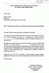 Carta Padrão para Proposta de Prestação de Serviços em Consultoria Empresarial - Completo