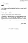 Modelo de Cota Introdutória à Denúncia Propondo a Suspensão Condicional do Processo