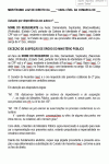 Modelo de Exceção de Suspenção de Órgão do Ministério Público