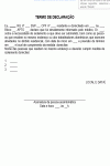 Modelo de Termo Declaração Corona Vírus