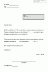 Carta Padrão Informativa de Andamento Processual