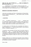 Modelo de Petição Mandado de Segurança Preventivo - Inconstitucionalidade Taxa