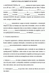 Modelo de Contrato de Afastamento de Docente para Fins de Aperfeiçoamento