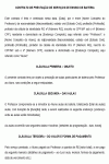 Modelo de Contrato de Prestação de Serviço de Aula particular de Bateria