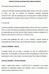 Contrato Padrão de exclusividade para venda de imóvel entre Construtora e Imobiliária