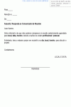 Aviso Padrão de Resposta ao Comunicado de Reunião