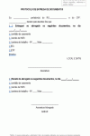 Modelo de Protocolo de Entrega de Documentos