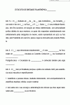 Modelo de Estatuto de Entidade Filantrópica sem Fins Lucrativos