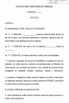 Estatuto Padrão para Constituição de Fundação - Radiofusão