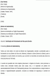 Ofício Padrão para fechamento de Rua para evento