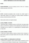 Modelo de Contrato Temporário de Atletas para Futebol Amador