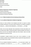 Carta de Solicitação Padrão de Aumento de Valor de Contrato