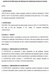 Modelo de Contrato de Prestação de serviços de Confecção de Bolos e Doces