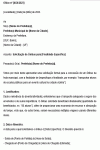 Modelo de Ofício para solicitação de Ônibus da Prefeitura