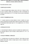 Contrato Padrão de transformação de sociedade simples limitada em empresa individual