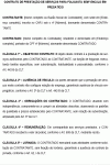 Modelo de Contrato de prestação de serviços para folguista sem vínculo empregatício