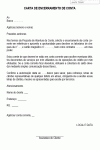 Modelo de Carta de Encerramento de Conta