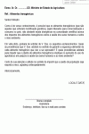 Carta Padrão ao Ministério da Agricultura - Liberação de Alimento Transgênico