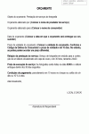 Carta Padrão de Orçamento para Prestação de Serviços