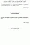 Modelo de Carta de Comprovante de Entrega e Restituição da CTPS