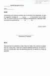 Comunicado Padrão Aviso sobre os Documentos do Resultado do Exercício de Sociedade Anônima