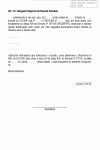 Comunicado Padrão de Extravio de Documentos Fiscais a Receita Estadual