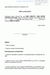 Declaração Padrão para Empresário Sócio Autônomo