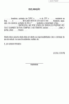 Declaração Padrão de Entrega de Bens