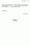 Declaração Padrão que Nega Prestação Laboral