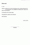 Carta Padrão de Pedido de Informação sobre Ex Funcionário