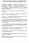 Contrato Padrão Cessão de Direitos Sobre Imóvel Rural