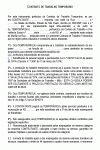 Modelo de Contrato de Trabalhador Regime Emprego Temporário - Modelo 2