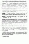 Modelo de Contrato de Arrendamento Agropecuário