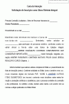 Carta Padrão para Intenção de Bolsa de Estudos - Solicitação de Inscrição como Aluno Bolsista Integral