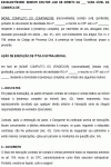 Modelo de Ação de Execução de Título Extrajudicial por Débitos Fiscais de Imóvel