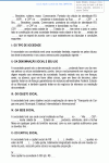 Modelo de Contrato de Sociedade Limitada Cujo Ramo de Atividade Será o de Exploração de Transporte de Carga Municipal Estadual Interestadual e Internacional