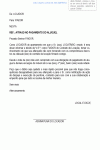 Carta Padrão de Aviso ao Fiador