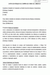 Carta de Intenção Padrão de Compra de Fundo de Comércio