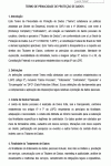 Modelo de Termo de Privacidade de Proteção de Dados com fundamentação legal