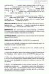 Contrato Padrão de Prestação de Serviços Advocatícios Cujo Objeto é a Execução de Título Extrajudicial contra Fiadores