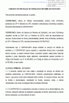 Modelo de Contrato de prestação de serviços de reforma de estofados