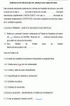 Modelo de Contrato de Prestação de Serviços de Arquitetura