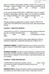 Contrato Padrão de Prestação de Serviços de Construção de Prédio Residencial