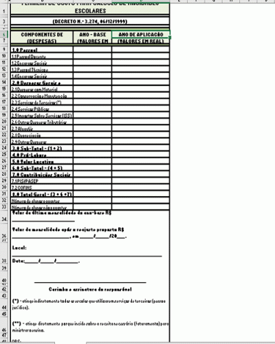 Como fazer planilha de notas escolares -- 24 